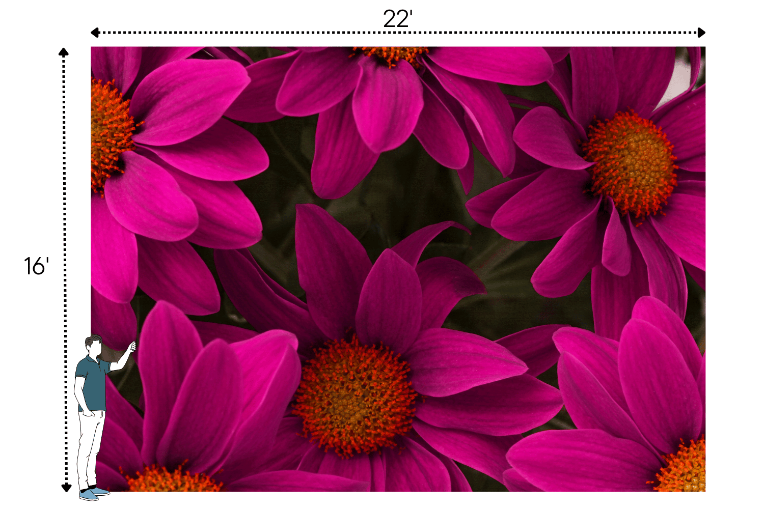 16x22 - LED Screen WallRental